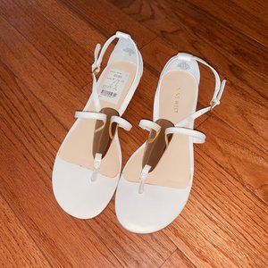 Weslie White Nine West Sandal